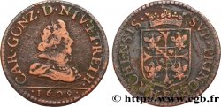 ARDENNES - PRINCIPAUTY OF ARCHES-CHARLEVILLE - CHARLES I OF GONZAGUE Liard, type 3