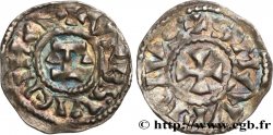 DAUPHINÉ - ARCHEVÊCHÉ DE VIENNE - ANONYMES Denier anonyme ou viennois au monogramme d Henri III le Noir q.SPL/BB