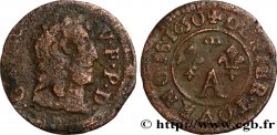 DOMBES - PRINCIPALITY OF DOMBES - GASTON OF ORLEANS Denier tournois, type 10