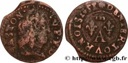 PRINCIPAUTY OF DOMBES - GASTON OF ORLEANS Denier tournois, type 6