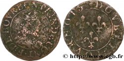 PRINCIPALITY OF CHATEAU-REGNAULT - FRANCIS OF BOURBON-CONTI Double tournois, type 14 (?), buste A