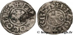 ANJOU - COMTÉ D&nbsp;ANJOU - HENRI II PLANTAGENÊT ET RICHARD CŒUR DE LION Denier TB