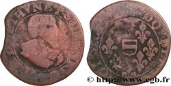 BERRY - PRINCIPAUTÉ DE BOISBELLE-HENRICHEMONT - MAXIMILIEN DE BÉTHUNE, DUC DE SULLY Double tournois, type 3