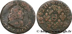 BERRY - PRINCIPALITY OF BOISBELLE-HENRICHEMONT - MAXIMILIAN III FRANCIS OF BÉTHUNE Double tournois, type 6 VG/XF