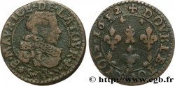 PRINCIPAUTY OF SEDAN - FREDERIC-MAURICE OF LA TOUR D&nbsp;AUVERGNE Double tournois, type 11 (grande collerette/petite tour) VF
