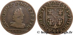 ARDENNES - PRINCIPALITY OF ARCHES-CHARLEVILLE - CHARLES I GONZAGA Liard, type 2