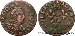 PRINCIPAUTY OF DOMBES - GASTON OF ORLEANS Double tournois, type 13