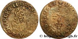 ARDENNES - PRINCIPAUTÉ SOUVERAINE D&nbsp;ARCHES-CHARLEVILLE - CHARLES II DE GONZAGUE Double tournois, légende à six heures, 2e effigie