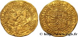 NAVARRE-BÉARN - HENRI III DE NAVARRE, II DE BÉARN ET MARGUERITE DE VALOIS Double ducat VF/AU