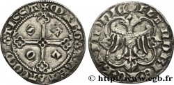 HAINAUT ET FLANDRE - COMTÉS DE HAINAUT ET FLANDRE- MARGUERITE DE CONSTANTINOPLE Deux tiers de gros à l’aigle