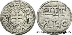 POITOU - COUNTY OF POITOU - COINAGE IMMOBILIZED IN THE NAME OF CHARLES II THE BALD Denier