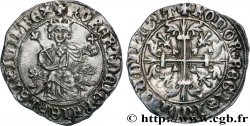 PROVENCE - COMTÉ DE PROVENCE - ROBERT D ANJOU Carlin d argent, gillat ou robert