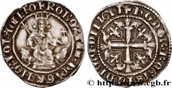 PROVENCE - COMTÉ DE PROVENCE - ROBERT D ANJOU Carlin d argent, gillat ou robert
