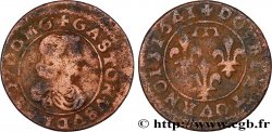 PRINCIPAUTY OF DOMBES - GASTON OF ORLEANS Double tournois, type 16