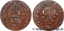 PRINCIPAUTY OF DOMBES - GASTON OF ORLEANS Double tournois, type 8