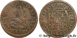 ARDENNES - PRINCIPAUTY OF ARCHES-CHARLEVILLE - CHARLES I OF GONZAGUE Liard, type 3A