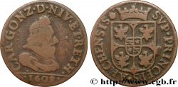 ARDENNES - PRINCIPAUTY OF ARCHES-CHARLEVILLE - CHARLES I OF GONZAGUE Liard, type 2