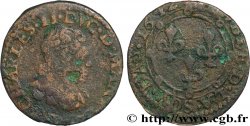 ARDENNES - PRINCIPAUTÉ SOUVERAINE D ARCHES-CHARLEVILLE - CHARLES II DE GONZAGUE Double tournois, type 23