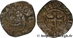 BRETAGNE - DUCHÉ DE BRETAGNE - JEAN IV DE MONTFORT Denier tournois TB+