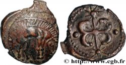 VÉLIOCASSES (Région du Vexin normand) Bronze au sanglier et au fleuron