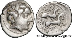 PICTONES / BITURIGES - MID-WESTERN, Unspecified Drachme aux deux chevaux - série A1