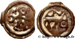 GALLIEN - BELGICA - REMI (Region die Reims) Potin au guerrier courant