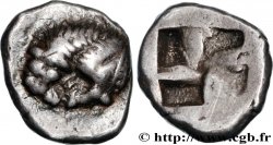 MASSALIA - MARSEILLE Obole au protomé de lion dévorant sa proie, à gauche, du type du trésor d’Auriol  SUP