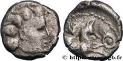 EDUENS, ÆDUI (BIBRACTE, Area of the Mont-Beuvray) Denier à la lyre
