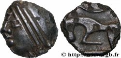 SÉGUSIAVES - SÉQUANES (Région du Forez) Potin à la grosse tête et au bandeau triple, DT. 3089