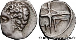 MASSALIA - MARSEILLE Obole MA, tête à gauche - signée PAR dans le favori SUP