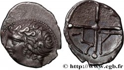 MASSALIA - MARSEILLES Obole MA, tête à gauche - croix bouletée au revers