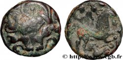BELLOVAQUES, INCERTAINES Bronze imitant les drachmes carnutes LT. 6017