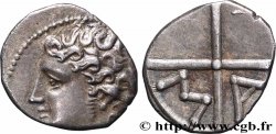 MASSALIA - MARSEILLE Obole MA, tête à gauche