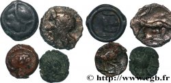 LOTS Lot de 4 monnaies gauloises