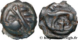 LEUQUES (Région de Toul) Potin à la tête d’indien, classe Ij/h