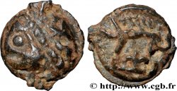 LEUQUES (Région de Toul) Potin à la tête d’indien, classe Ij/h