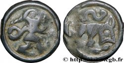 GALLIEN - BELGICA - REMI (Region die Reims) Potin au guerrier courant