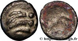 RÈMES (Région de Reims) Quart de statère “aux segments de cercles” en bas électrum