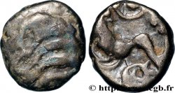 RÈMES (Région de Reims) Quart de statère “aux segments de cercles” en bas électrum