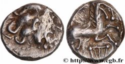 ÉDUENS (BIBRACTE, région du Mont-Beuvray) Denier à la lyre