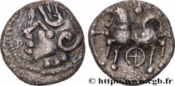 ÉDUENS (BIBRACTE, région du Mont-Beuvray) Denier à la croisette et à la rouelle