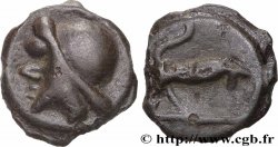 BITURIGES CUBES (Région de Bourges) Potin au taureau chargeant