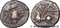 LINGONS (Région de Langres) Denier KALETEDOY, tête à droite, au delta renversé