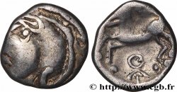 ÉDUENS (BIBRACTE, région du Mont-Beuvray) Denier à la tête casquée