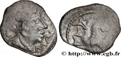 ALLOBROGES (Région du Dauphiné) Denier AMAGVS à l’hippocampe, tête à droite