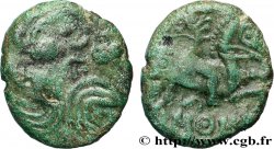 AMBIENS (Région d&nbsp;Amiens) Bronze IMONIO au cavalier et aux volutes