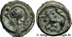 SÉNONS (région de Sens) Potin à la tête casquée et à la rosace