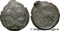 SUESSIONS (région de Soissons) Bronze à la tête janiforme barbue, classe I