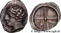 MASSALIA - MARSEILLE Obole MA, tête à gauche