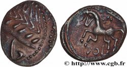 ALLOBROGES (Région du Dauphiné) Denier VOL au cheval galopant et au “caducée”